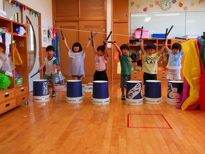 【だしのこ園】8月の様子・にじ組