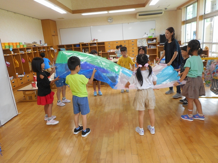 【だしのこ園】8月の様子・やま組