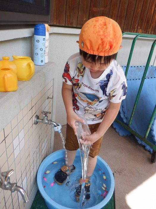 ４歳児　そら組　６月の様子