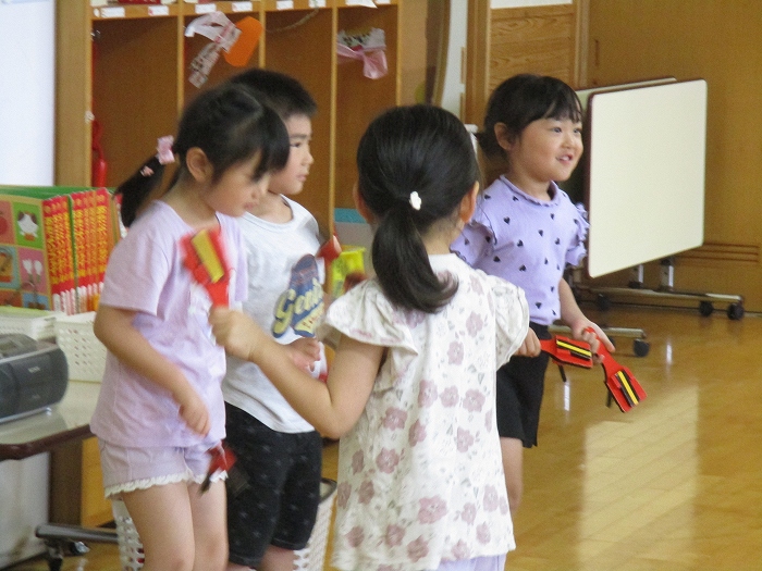 【だしのこ園】７月の様子・にじ組