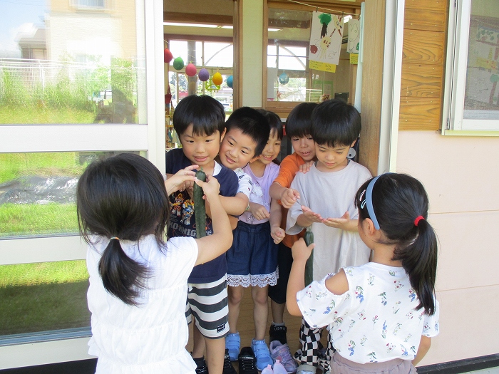 【だしのこ園】７月の様子・やま組