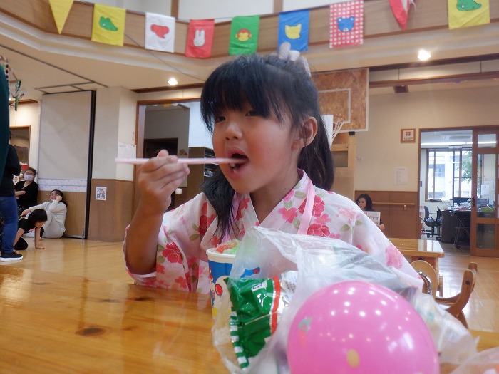 ５歳児　にじ組　９月の様子