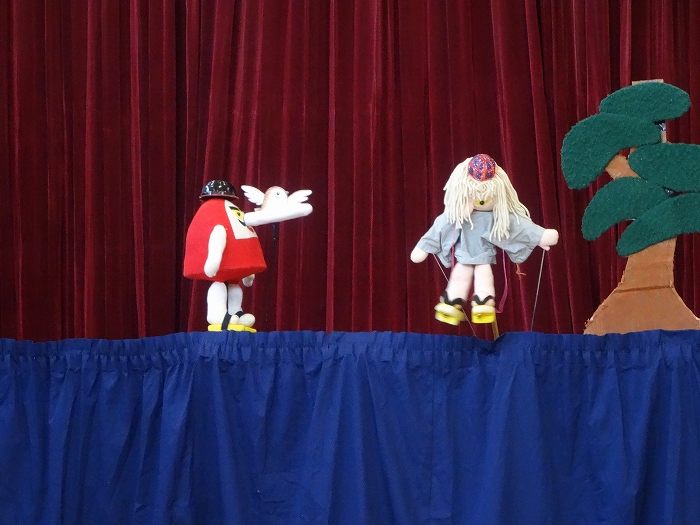 人形劇鑑賞をしました（移動児童館）