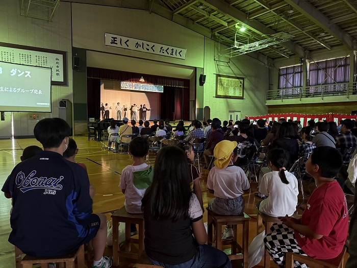 キッズコーナー体験（生保内中学校駒草祭に行って来ました！）