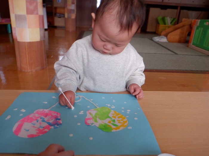 ばなな組　０歳児　１月の様子